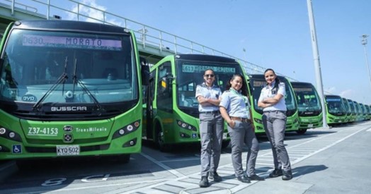 La compagnie de bus Rolita à Bogota (Colombie).jpg